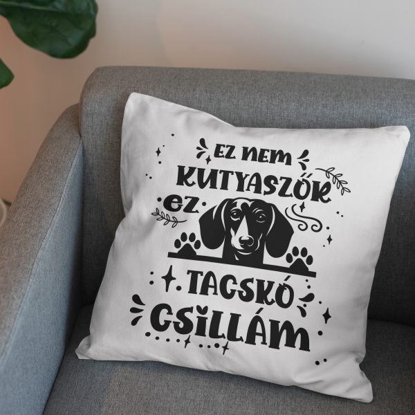 Ez nem kutyaszőr, ez tacskó csillám párna