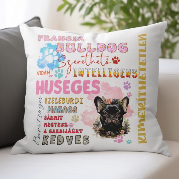 Francia bulldog jellemzők párna