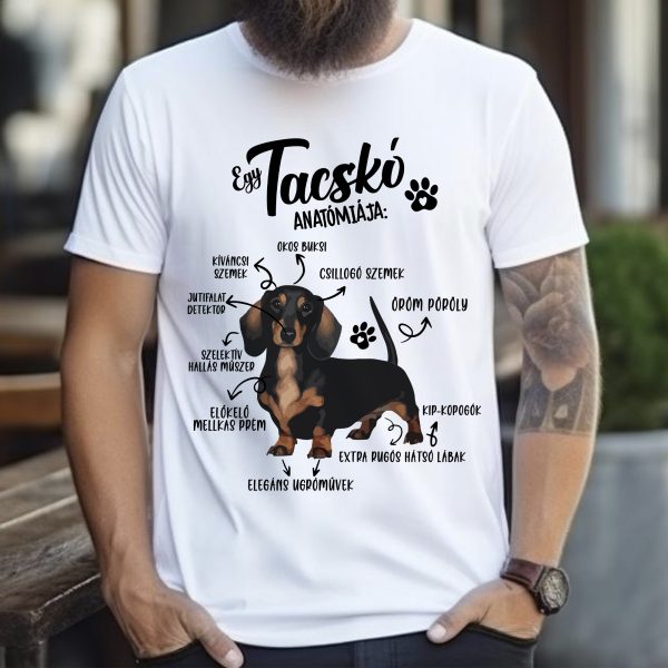 Egy tacskó anatómiája póló