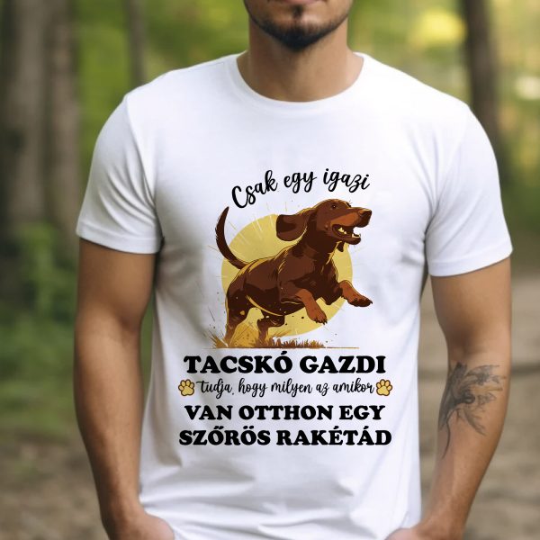 Szőrös rakéta tacskós póló