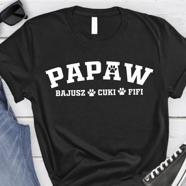 Papaw póló nevekkel