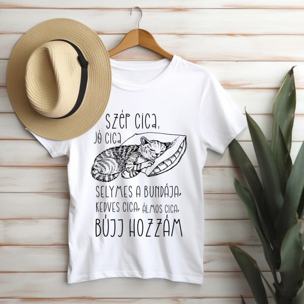 Szép cica, jó cica póló