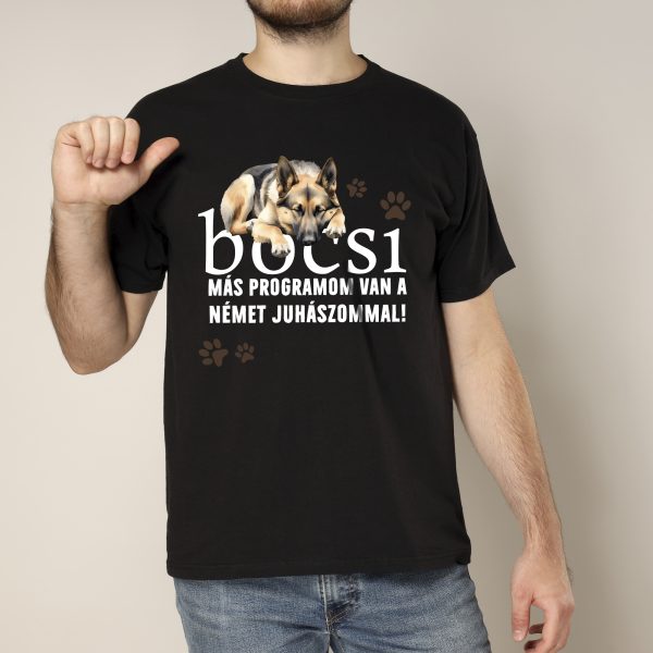 Bocsi más programom van német juhászos póló
