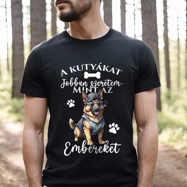 A kutyám jobban szeretem német juhászos póló