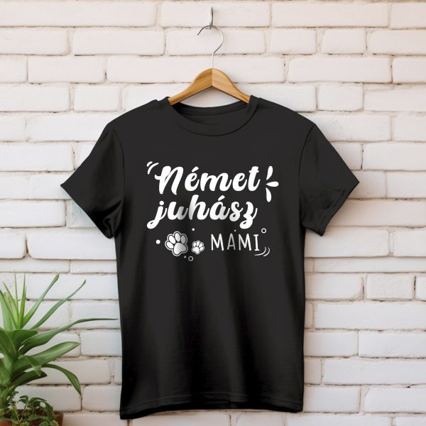 Német juhász mami póló tappancsokkal