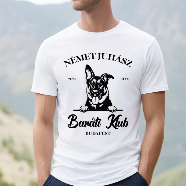 Német juhász baráti klub póló