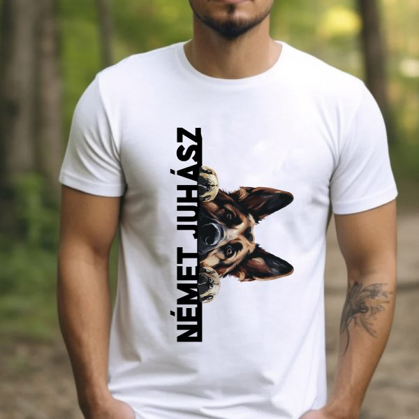 Német juhász feliratos póló