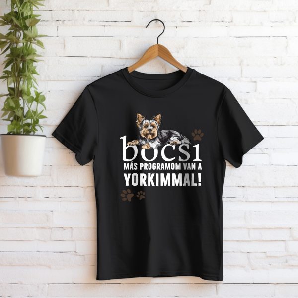 Bocsi más programom van a yorkimmal póló