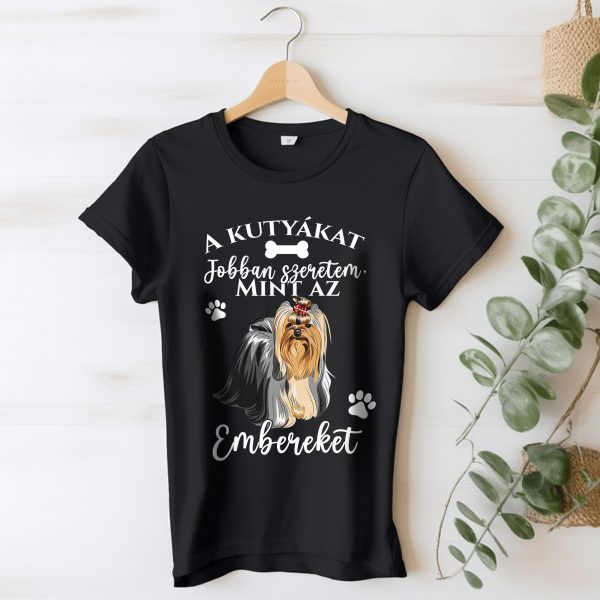 A kutyákat jobban szeretem yorkis póló