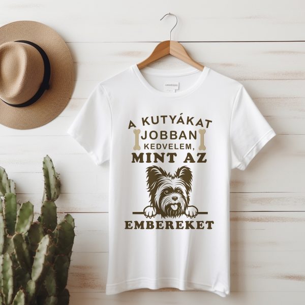 A kutyákat jobban kedvelem yorkis póló