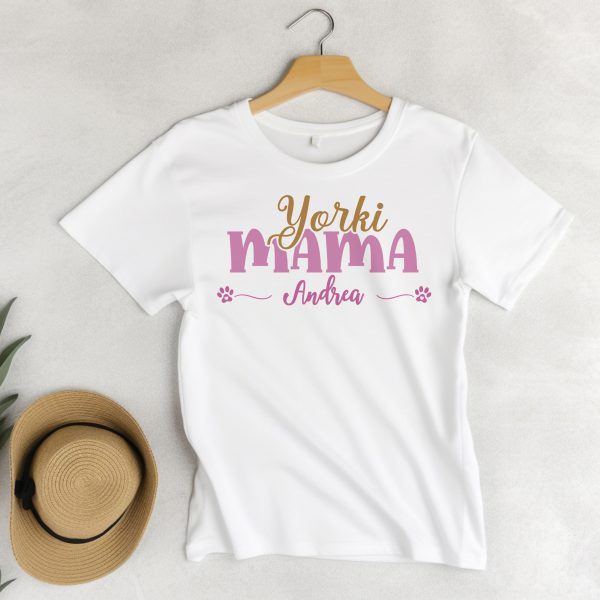 Yorki mama póló névvel