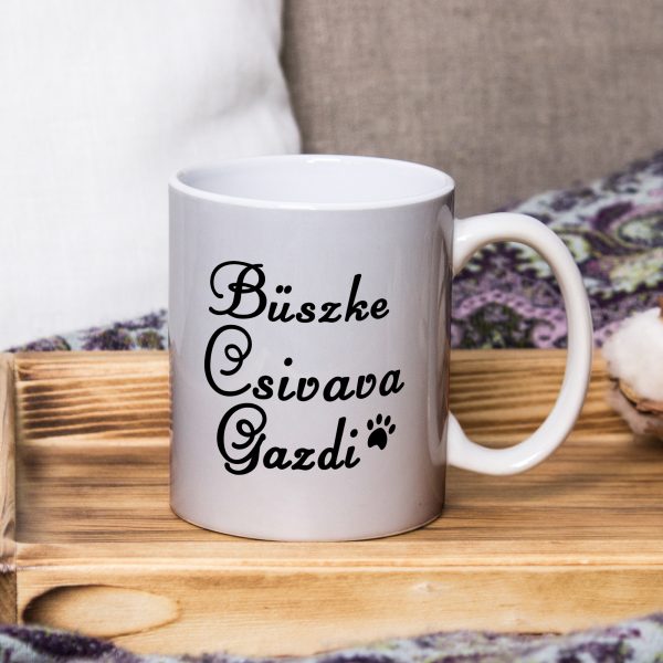 Büszke csivava gazdi bögre