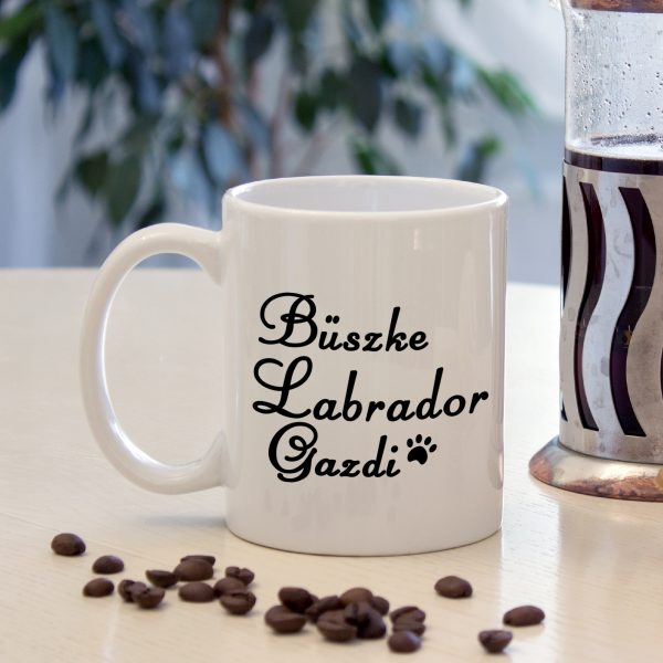 Büszke labrador gazdi bögre