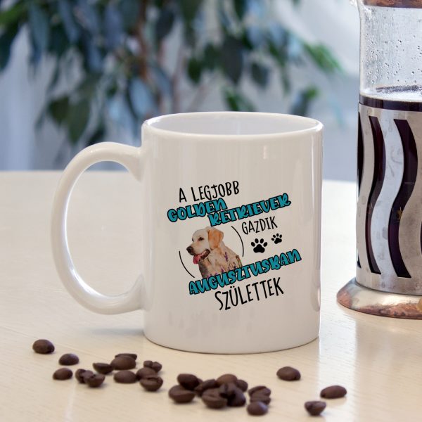 A legjobb golden retriever gazdik ... születtek bögre