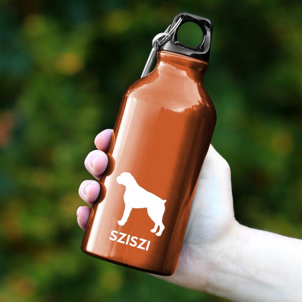 Gravírozott boxeres kulacs névvel