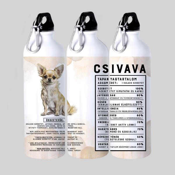 Csivava összetevők kulacs