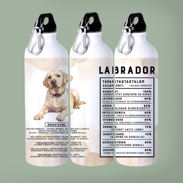Labrador összetevők kulacs