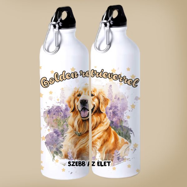 Golden retrieverrel szebb az élet kulacs