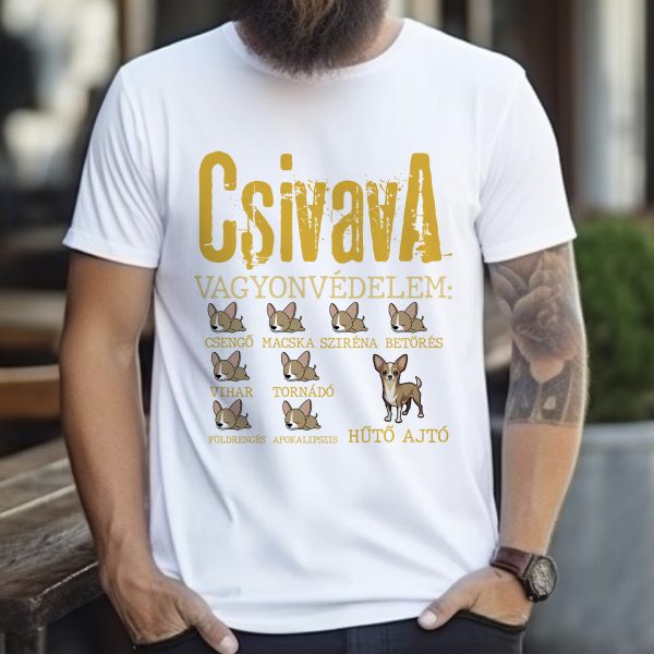 Csivava vagyonvédelem póló