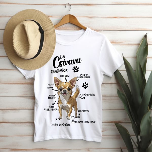 Egy csivava anatómiája póló