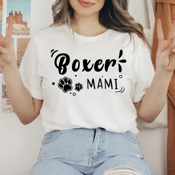 Boxer mami póló