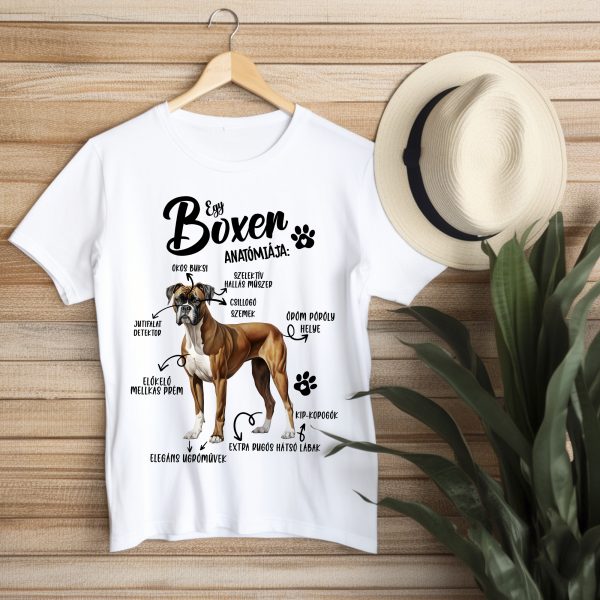 Egy boxer anatómiája póló