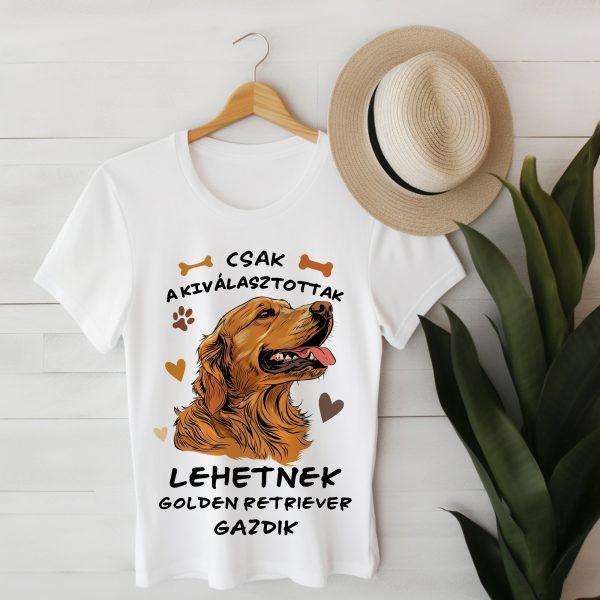 Csak a kiválasztottak lehetnek golden retriever gazdik póló